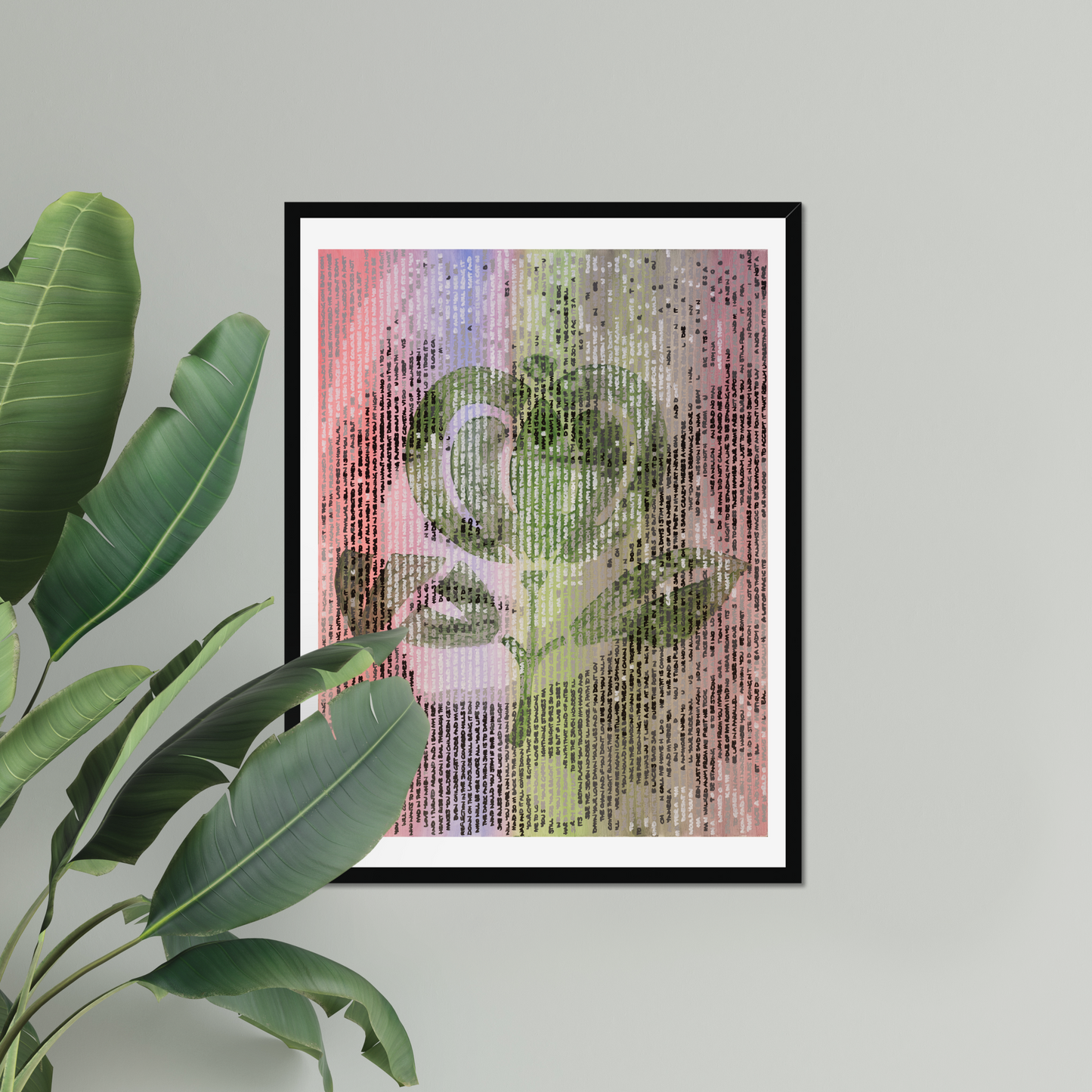 Stevie Nicks portrait print by Jon Keysell displayed as wall art in a home
