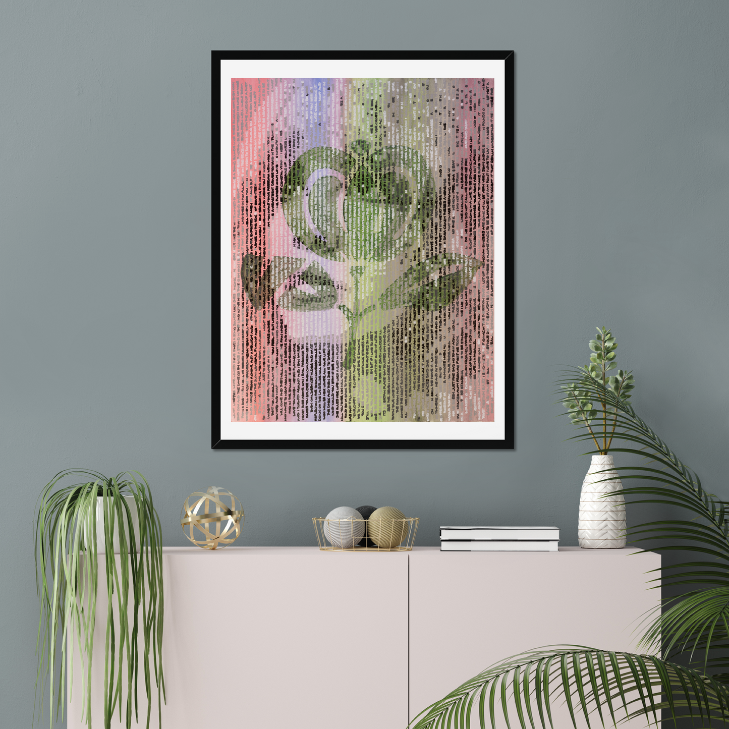 Stevie Nicks fine art print by Jon Keysell as statement wall art in a room