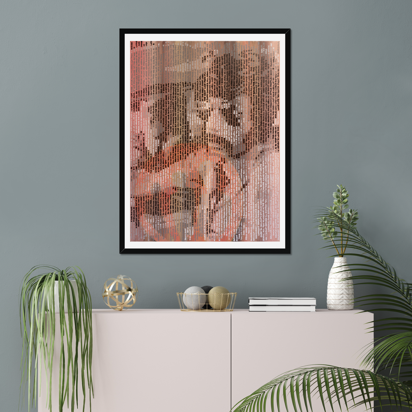 Beastie Boys fine art print by Jon Keysell as statement wall art in a room