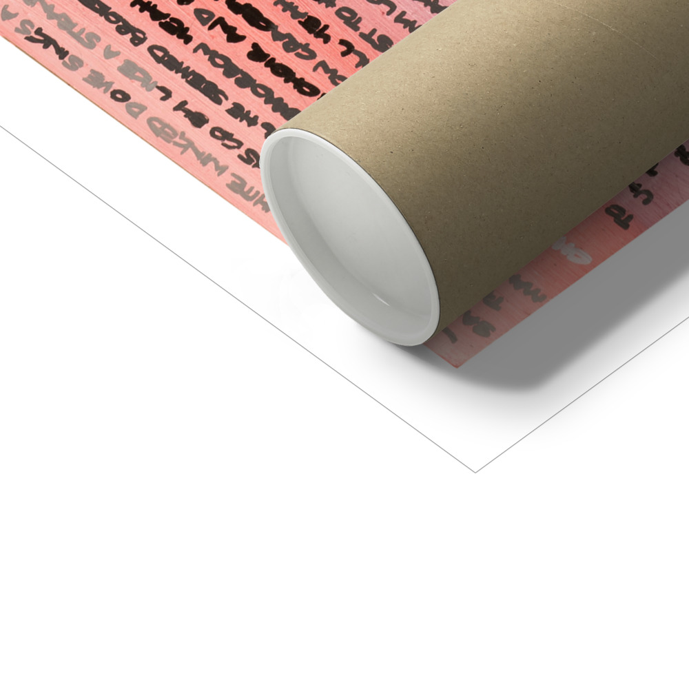 Stevie Nicks fine art print shipped in recyclable cardboard tube with compostable end caps